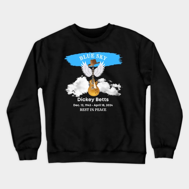 Dickey Betts Tribute Memorial Crewneck Sweatshirt by TeesForThee